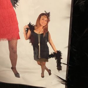 Vintage Halloween Charades flapper Halloween costume